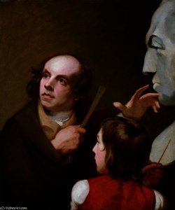 John Flaxman; Thomas Alphonso Hayley — George Romney