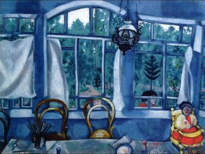 Window Over A Garden — Marc Chagall