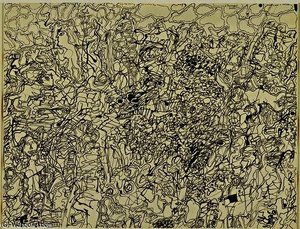 Landscape With Figures — Jean Philippe Arthur Dubuffet