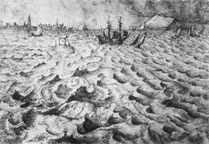 Paisaje Con Vista De Amberes — Pieter Bruegel El Viejo