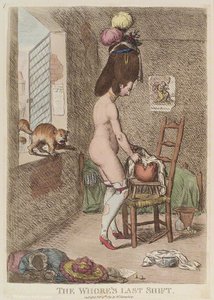 The Whore's Last Shift — James Gillray