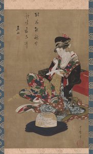 Seated Beauty — Китагава Утамаро