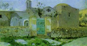 Capri. Entrance To Monastery. — Mikhail Nesterov
