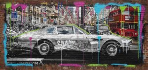 Urban Echoes In Chrome: A Monochromatic Vision Of London’s Neon Pulse — Théo Masson