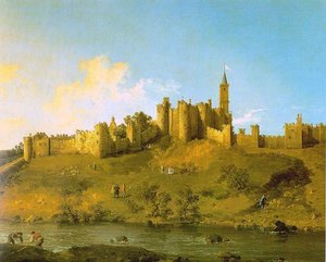 Alnwick Castle At Northumberland — Canaletto