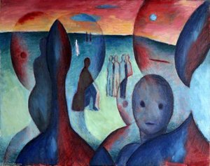 Abstract Landscape With Figures — Evan Walters