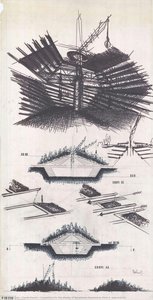 Competition For The Display Of The Plateau Beaubourg, Paris 4: Map And Cut — Claude Parent