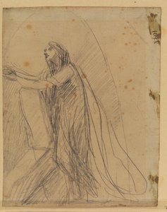 Study For A Portrait Of Lady Hamilton — George Romney