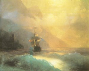 Seascape — Ivan Konstantinovich Aivazovsky, Romantic Landscape Painting