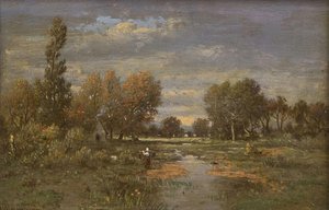 Pasture In Picardy — Pierre Étienne Théodore Rousseau