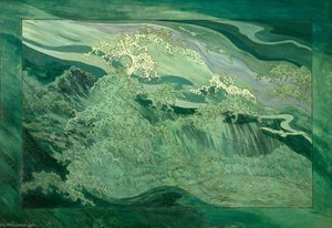 Painting Of Waves — Sidney Herbert Sime