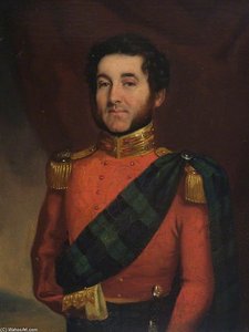 W. H. Wardell Of The 93rd Highlanders — George Chinnery