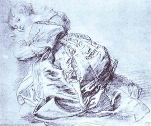 Young Woman Kneeling — Peter Paul Rubens