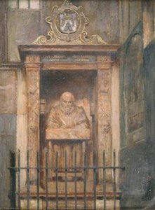 John Stow's Monument in St Andrew Undershaft, London