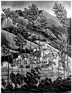 Alfenda Abruzzi — Maurits Cornelis Escher, Op-art