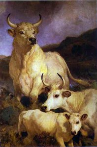 The Wild Cattle Of Chillingham — Sir Edwin Henry Landseer