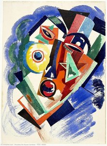 Tête (head) — Amadeo De Souza-cardoso, Cubism