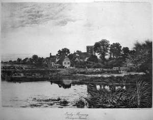 Early Morning, Goring-on-thames — R.a Benjamin Williams Leader