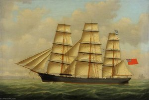 The Ship 'magna Charta' In Full Sail — William Horde Yorke