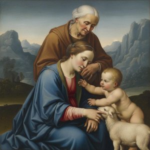 Eternal Grace In Sfumato: The Celestial Lineage — Marc Duvallier, High Renaissance