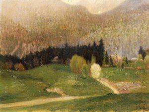 Landscape with Fir Trees
