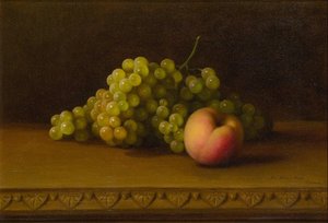 Grapes And Peach — George Henry Hall