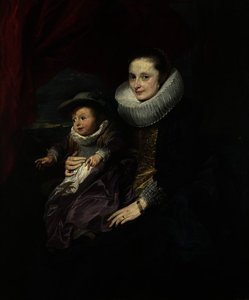 Portrait Of A Woman And Child — Sir Anthony Van Dyck