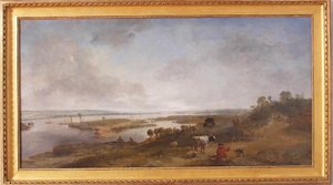 Vue de la Loire entre Amboise et Lussault