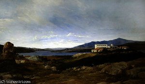 A View Of Garibaldi's Villa At Caprera — Frederick Richard Lee