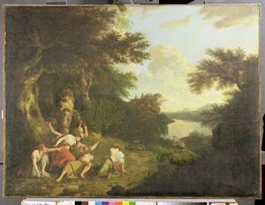 The Death Of Orpheus, C.1770 — John Hamilton Mortimer