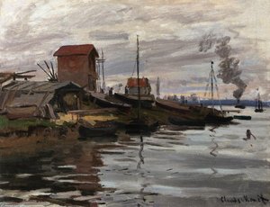 Die Seine Bei Petit-gennevilliers — Claude Monet, Impressionismus