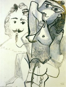 Female Nude With Man's Head — Pablo Picasso, Cubism