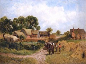 Harvest Scene — Sir David Scott Murray