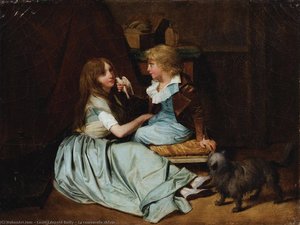 La Tourterelle Chérie — Louis Léopold Boilly