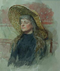 Portrait Of E. Zvantseva — Ilya Yefimovich Repin