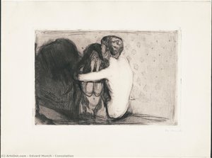 Consolation — Edvard Munch, Expressionism