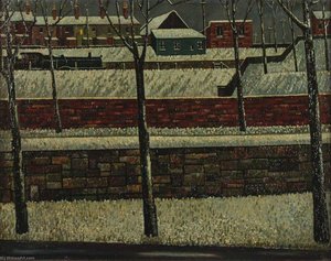 Snow Scene, Llandaff — Charles Byrd