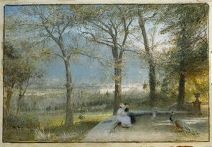 The Gardens, Pallanza — Albert Goodwin