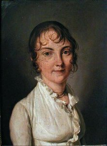 Portrait De Jeune Femme En Blanc — Louis Léopold Boilly