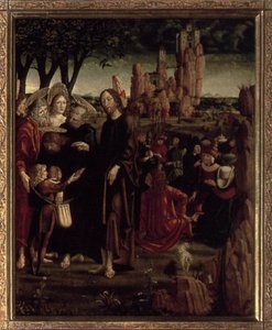 St Wolfgang Altarpiece: The Miracle of the Bread