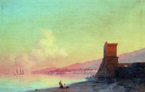 Sunrise In Feodosia — Ivan Konstantinovich Aivazovsky, Romanticism
