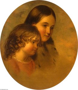 Portrait Of The Artist's Daughters — John Emery
