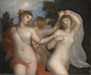 The Three Graces — Padovanino