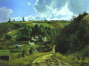 Jallais Hill, Pontoise — Camille Pissarro, Impressionism