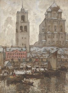 Fish Market In Pskov — Konstantin Ivanovich Gorbatov
