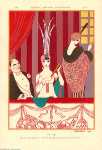 La Loge — Georges Barbier