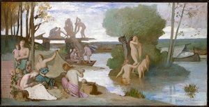 The River — Pierre Cécile Puvis De Chavannes, Symbolist Painting