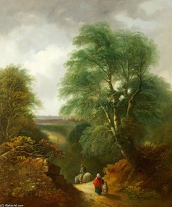 Landscape With Figures — Thomas Barker