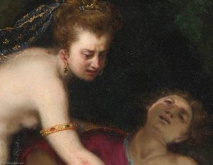 Venus And Adonis (detail) — Lodovico Cardi (cigoli)