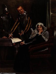 The Abdication at Lochleven Castle of Mary Stuart